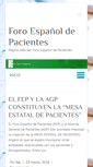 Mobile Screenshot of forodepacientes.org